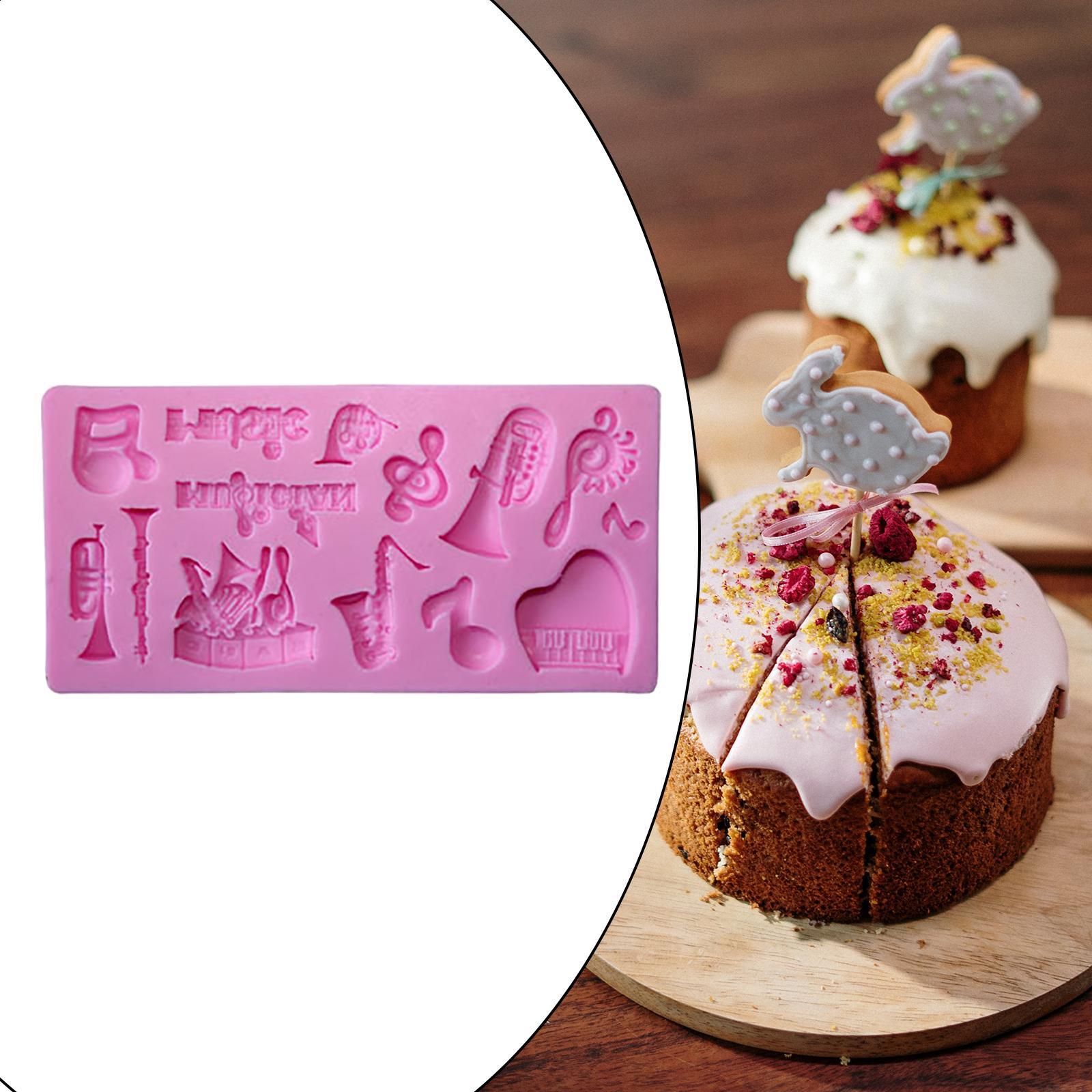 Silicone Cake Baking Mold 3D Instrument Pattern Mold for Fondant Cake