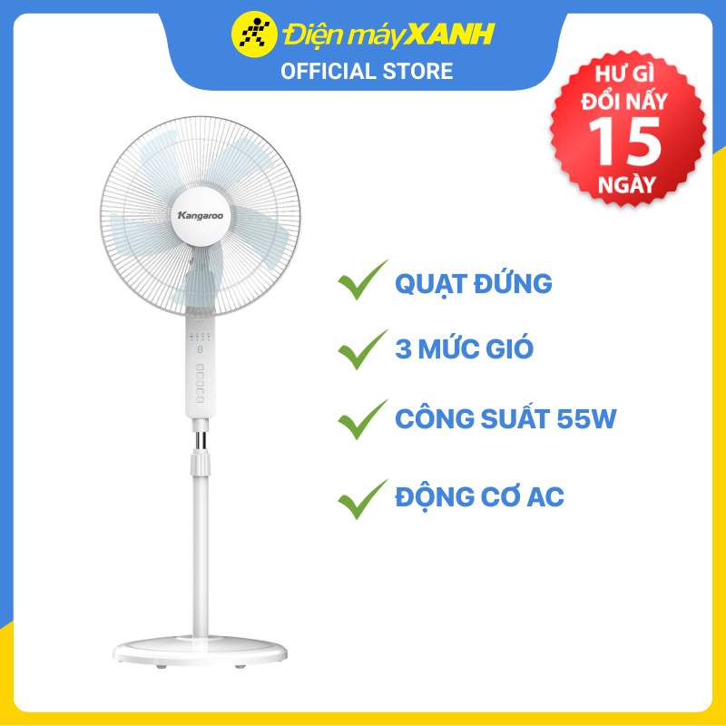 Quạt đứng Kangaroo KG725 - Hàng chính hãng