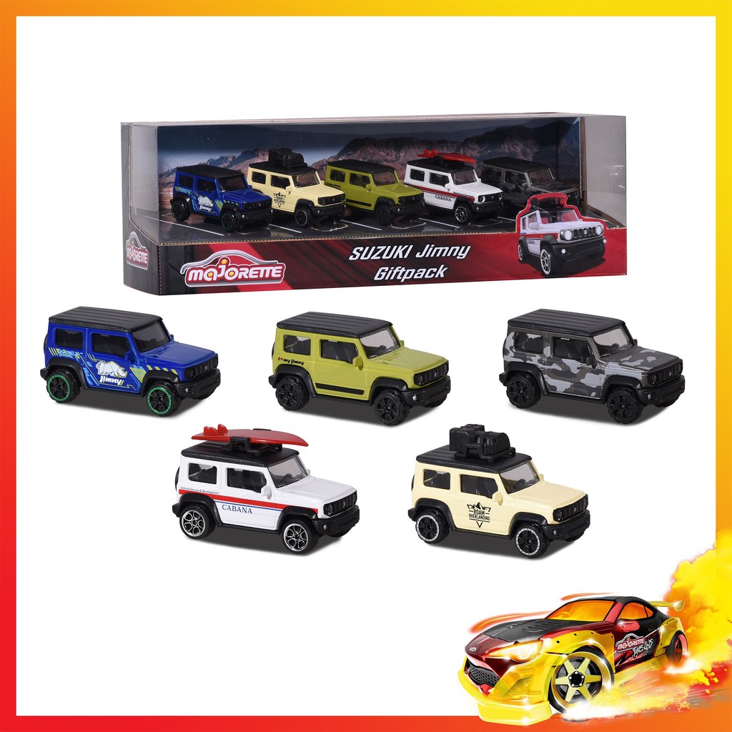 Bộ 5 Xe Mô Hình MAJORETTE Suzuki Jimny 5 Pieces Giftpack - 212053177