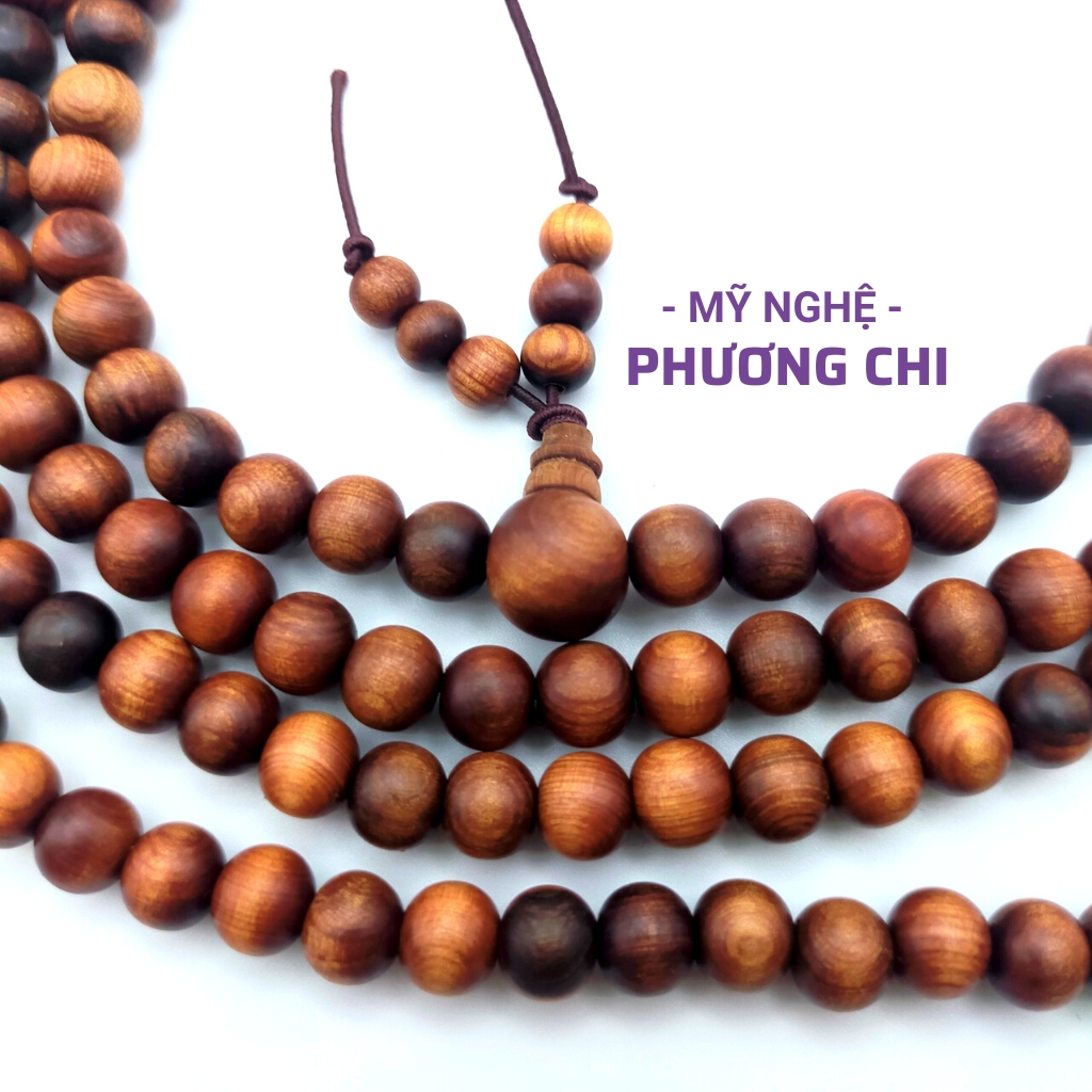 Vòng Đeo Tay Chuỗi Tràng 108 Hạt Gỗ Thơm - Vòng Tay Phong Thủy | Mỹ Nghệ Phương Chi