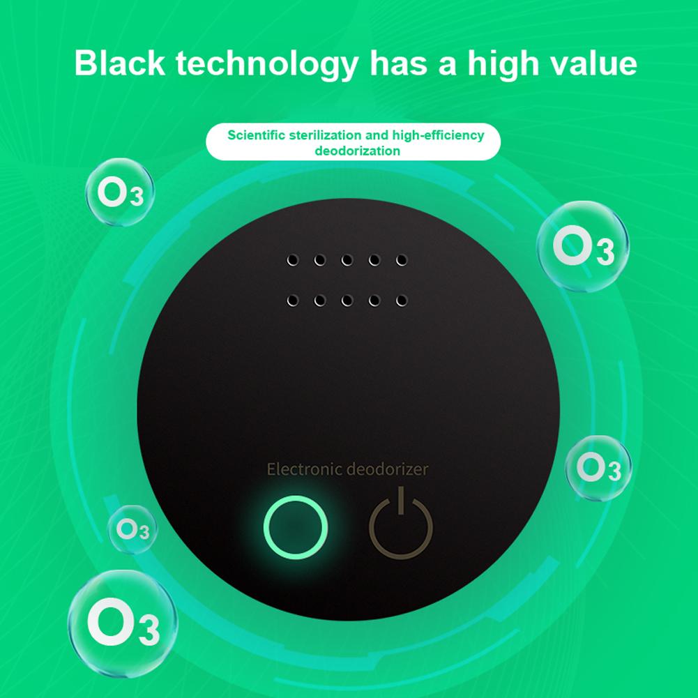 Mini Portable Intelligent Air Purifier Ozonide Deodorant Tool Household Refrigerator Deodorant Machine Double Mode