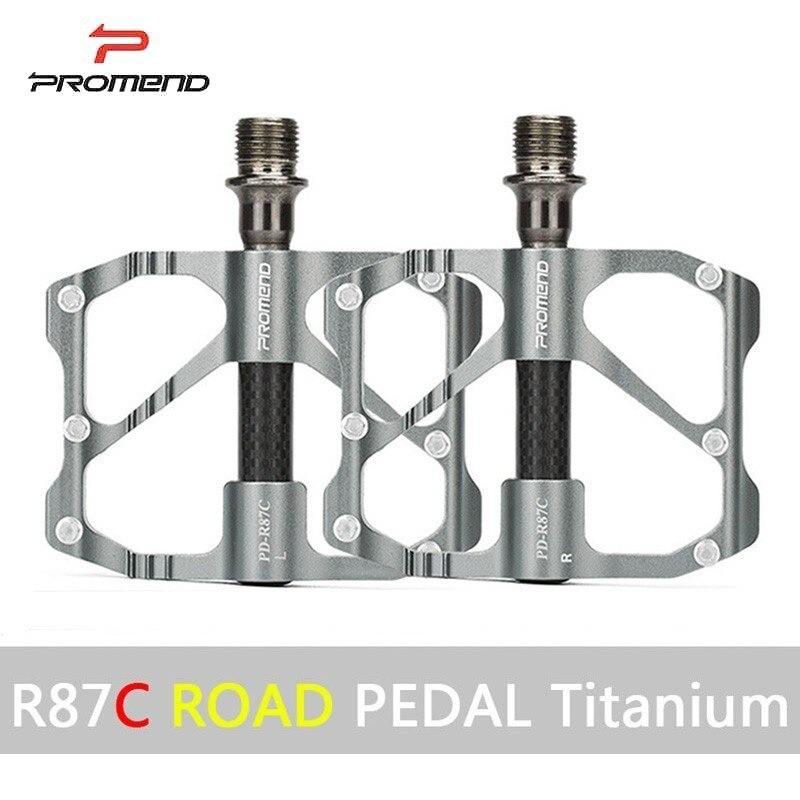 Pedal PROMEND PD- R87c/M86c Dành Cho Road, MTB Bàn Đạp Sợi Carbon , 3 Vòng Bi , Chống Trượt Siêu Nhẹ