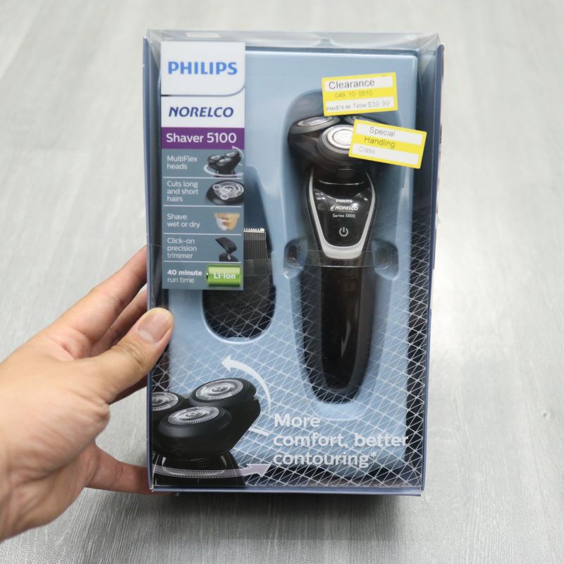 MÁY CẠO RÂU PHILIPS NORELCO SHAVER 5100, S5210/81 | Bảo Hành 2 Năm