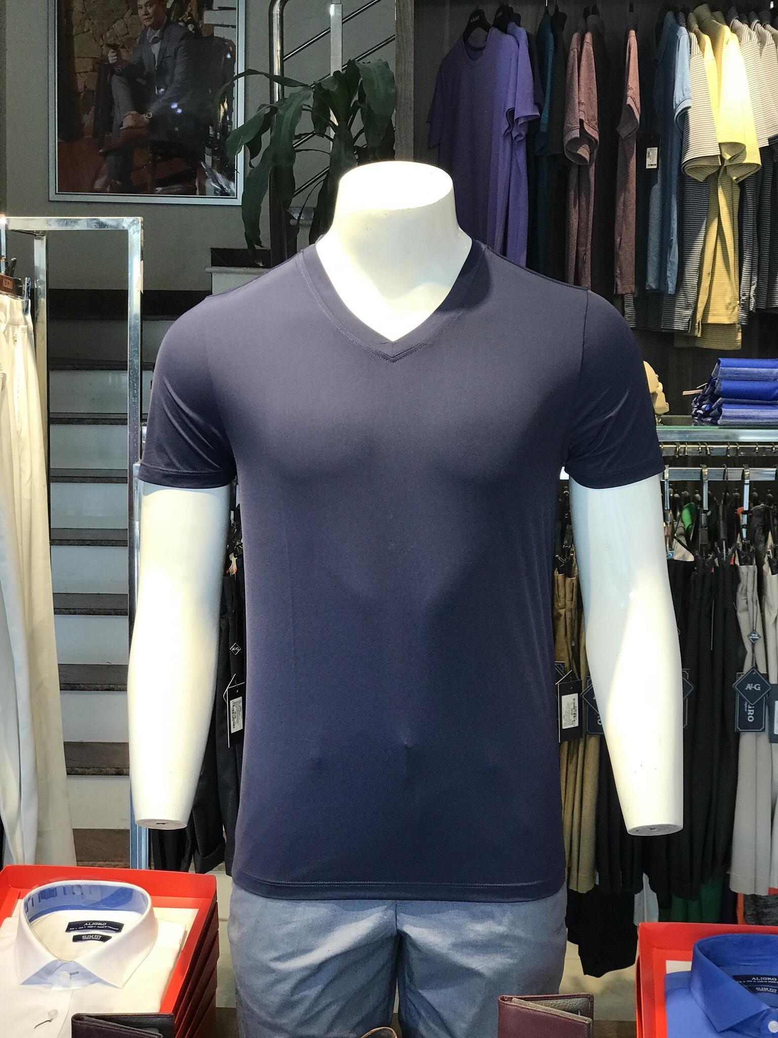 Áo phông cổ tim ALIGRO ALGAPC057