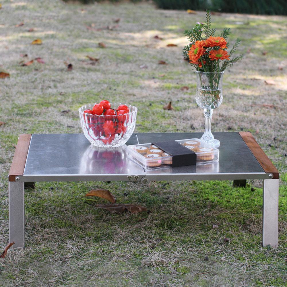 Bàn Gấp Có Túi Đựng Bằng Thép Không Gỉ