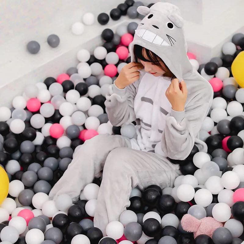 Bộ đồ thú totoro xám cho người lớn