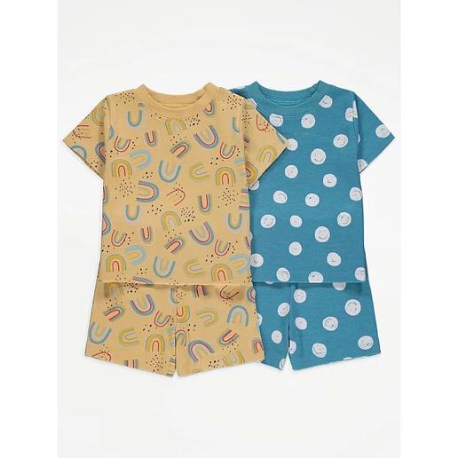 Combo 2 bộ cộc tay bé gái GEO săn sale sz 6-9M đến 2-3Y
