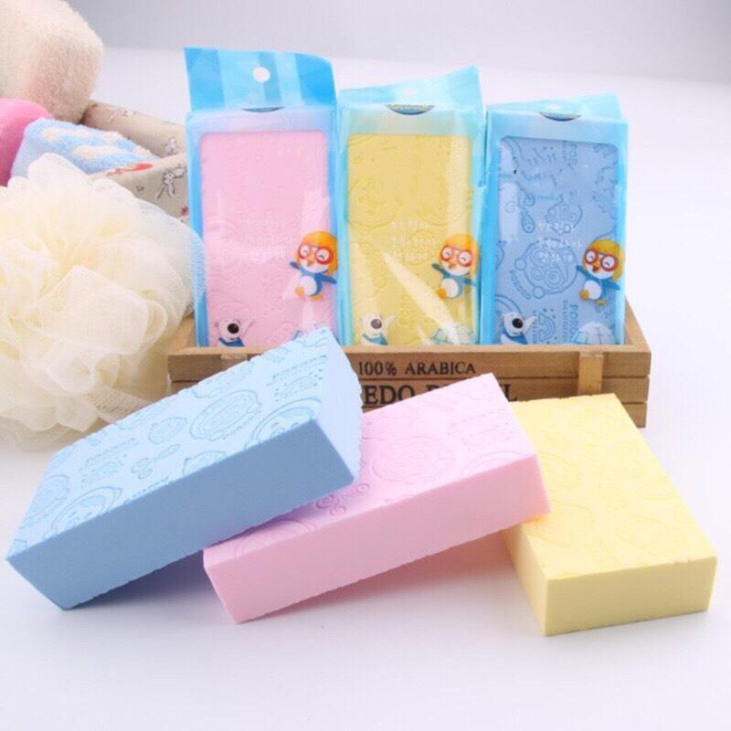 Bông tắm - bọt biển tắm tẩy da chết, kì ghét siêu sạch 7x13x3cm