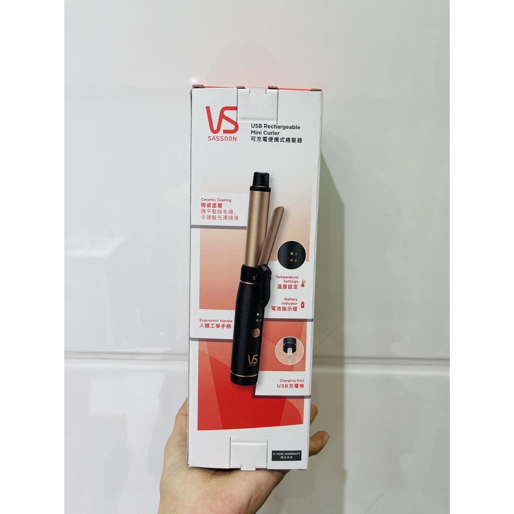 Máy uốn tóc không dây VS Sassoon Mini phủ Ceramic màu đen