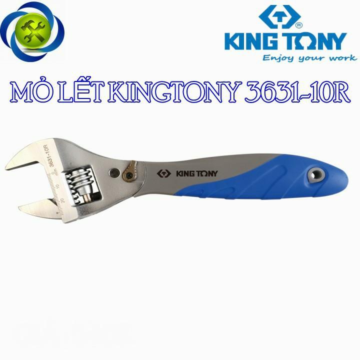 Mỏ lết Kingtony 3631-10R vặn ốc nhanh hơn 60% thông thường