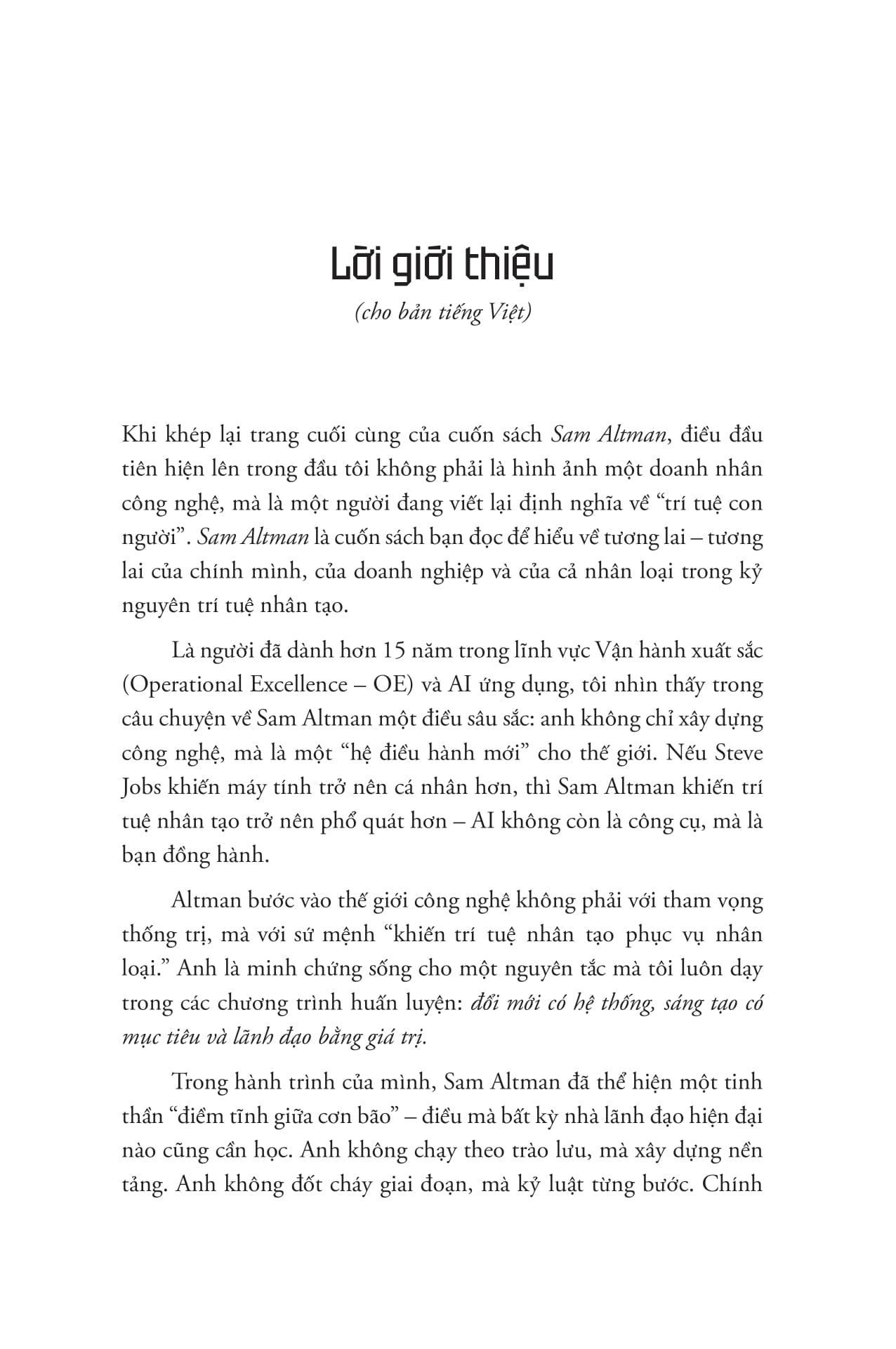 Sách - Sam Altman - Người Kiến Tạo Cuộc Chơi AI Toàn Cầu