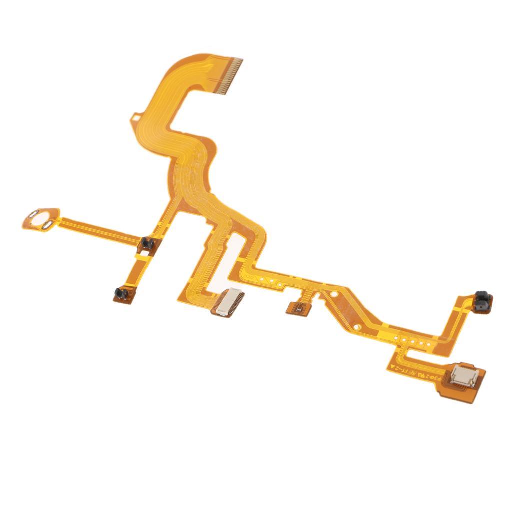 Lens Back Main Flex Cable Ribbon Part for DSC-WX300 DSC-WX350 w/ Socket
