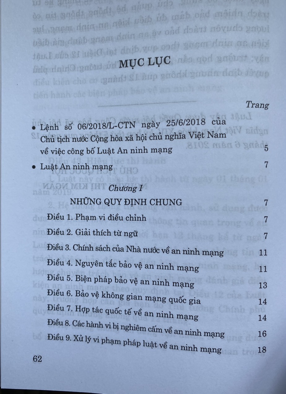 Luật An Ninh Mạng