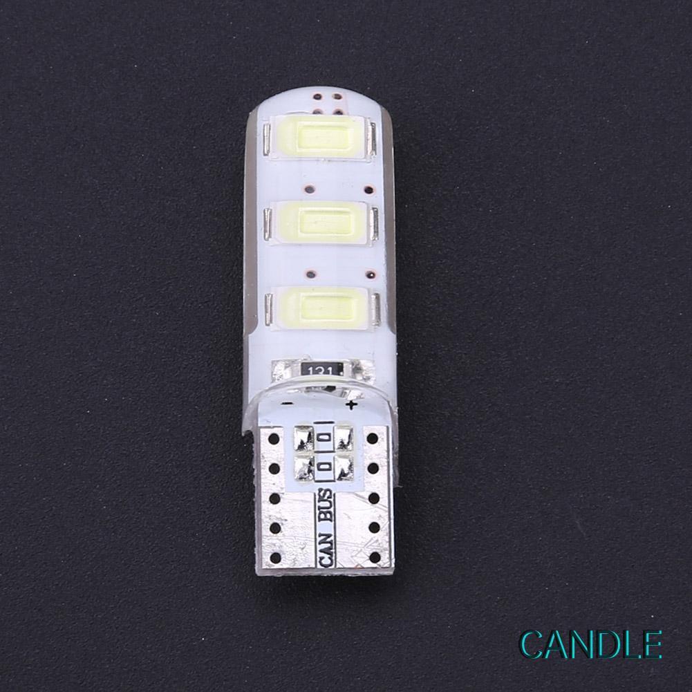 Bộ 10 Đèn Led T10 5630 W5W 6msd Trang Trí Nội Thất Xe Hơi