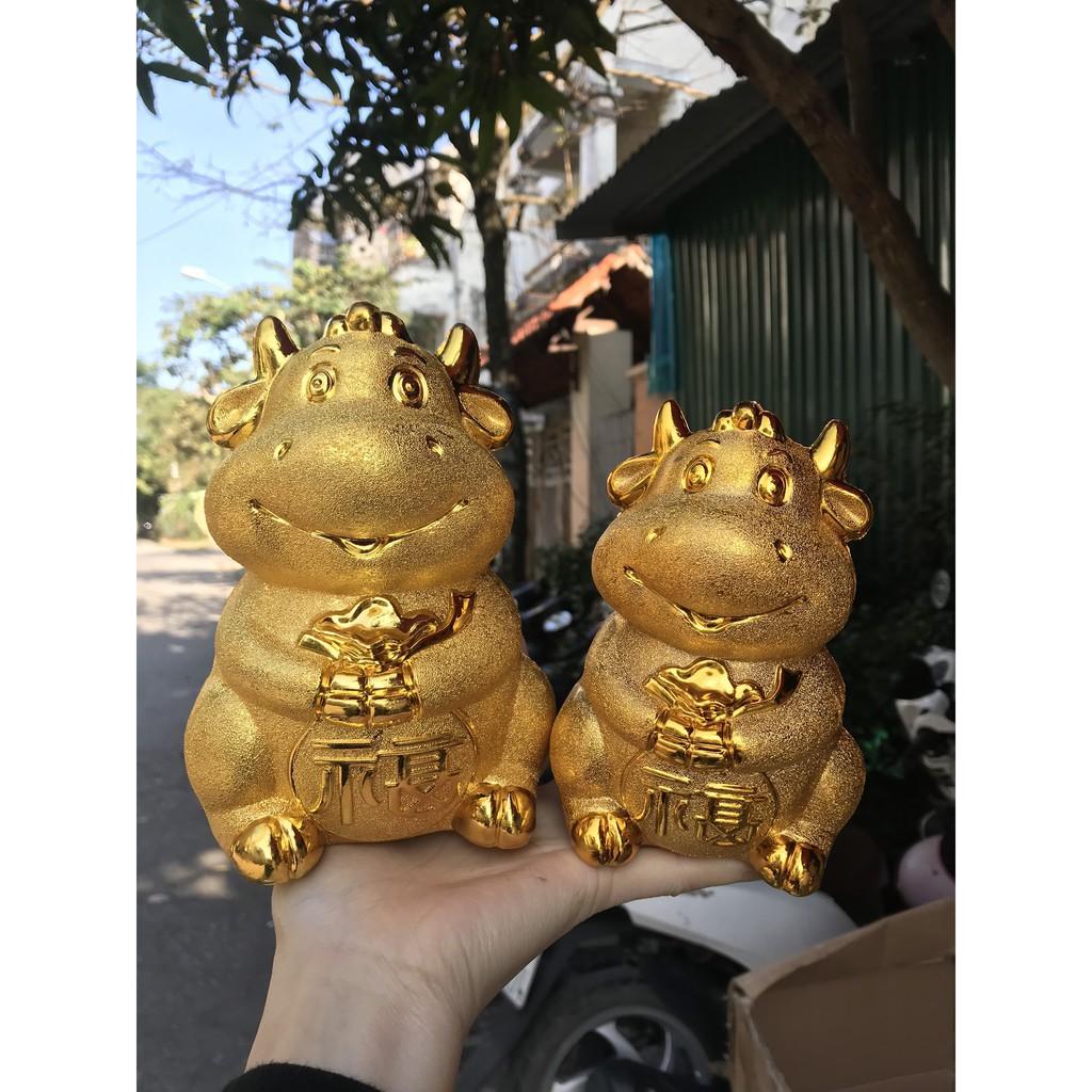 Trâu Vàng May Mắn Đựng Tiền Tiết Kiệm Cho Bé Mẫu Mới 2021
