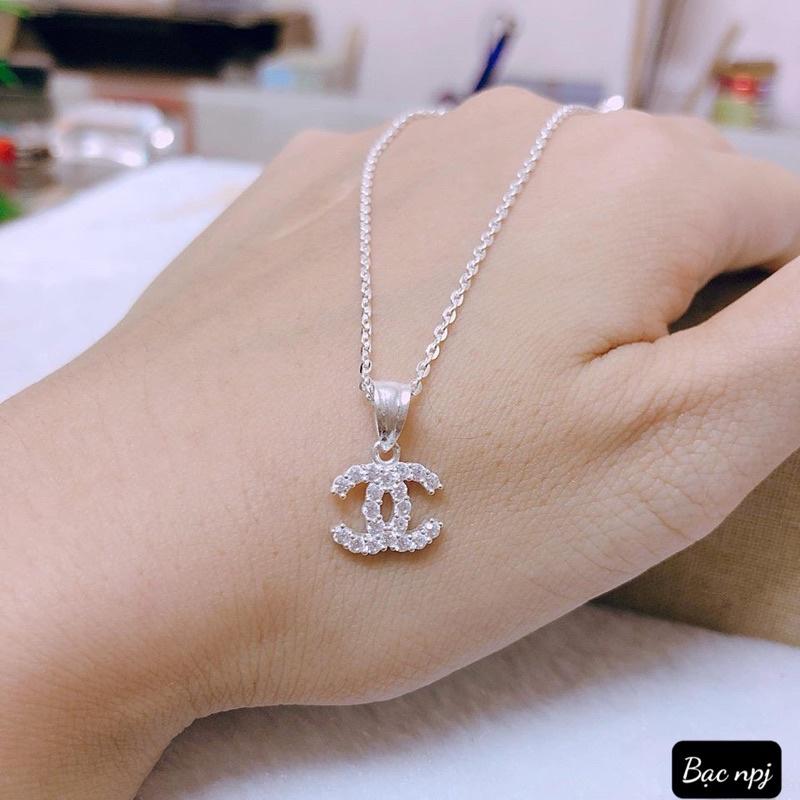 Dây chuyền mặt X , Vòng cổ nữ Bạc Ta ️SIÊU HOT ️ dành cho nữ - Bạc Npj