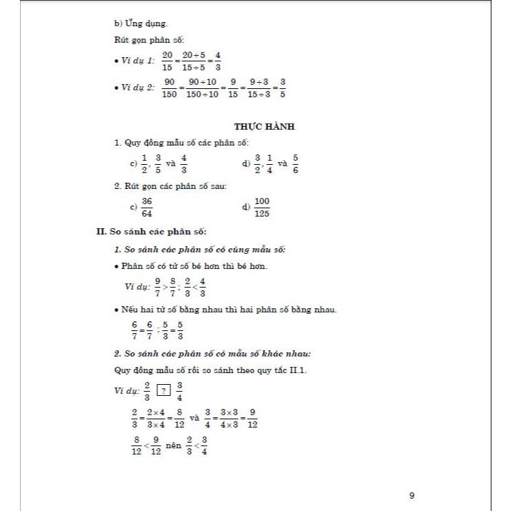 Sách Toán 5 – Mathematics 5 song ngữ Anh-Việt (dùng chung cho các bộ SGK hiện hành) (HA-MK)