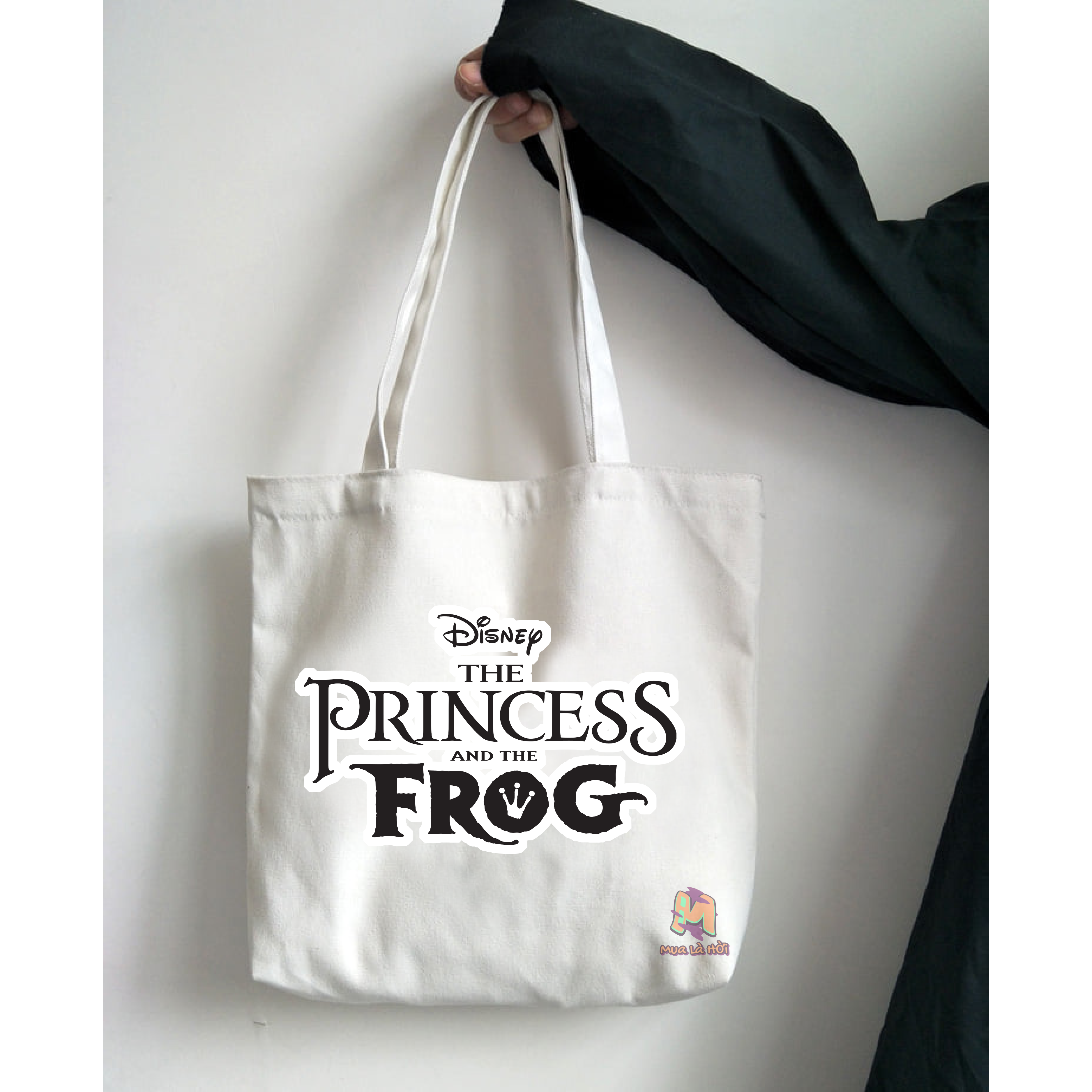 Túi Tote in hình chủ đề The Princess and The Frog (Hoàng tử ếch)