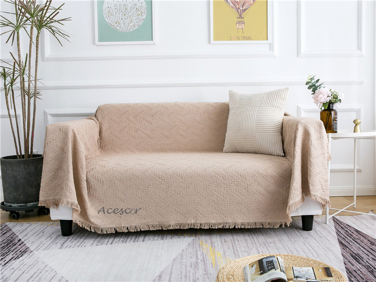 Thảm Trải Sàn, Chăn Sofa Phong Cách Bắc Âu Acescor BAN01 230x180 cm - Phong Cách Tối Giản, Thảm Trải Sàn Trang Trí Nhà Cửa, Homestay, Chung Cư, Trang Trí Phòng Khách, Thảm Trải Bàn, Thảm Phòng Khách, Thảm Phòng Ăn (Minimalist Nordic Sofa Cover Blanket)