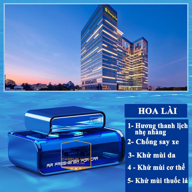 Nước Hoa Ô Tô Duke Chiết Xuất 100% Từ Thiên Nhiên, Khử Mùi, Chống Say Xe, An Toàn Cho Sức Khỏe - Hàng Nhập Khẩu