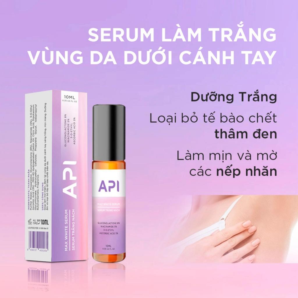 Son Nách API - Serum Khử Mùi Hôi Nách, Lăn Trắng Nách Mee Natural Giảm Thâm Ngăn Tiết Mồ Hôi 6ml