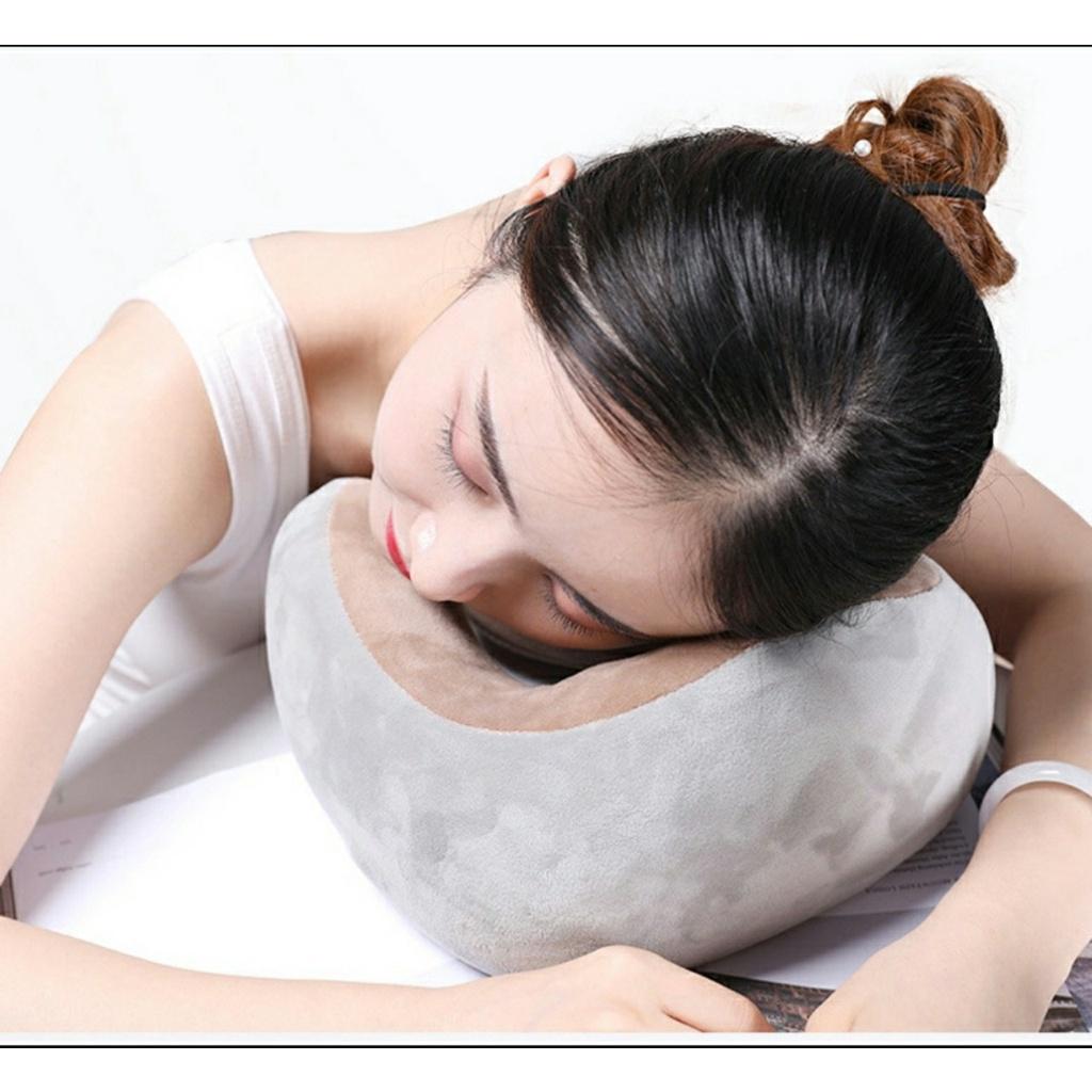 Gối Massage Chữ U - Gối Massage Cổ Vai Gáy Hồng Ngoại Đa Năng