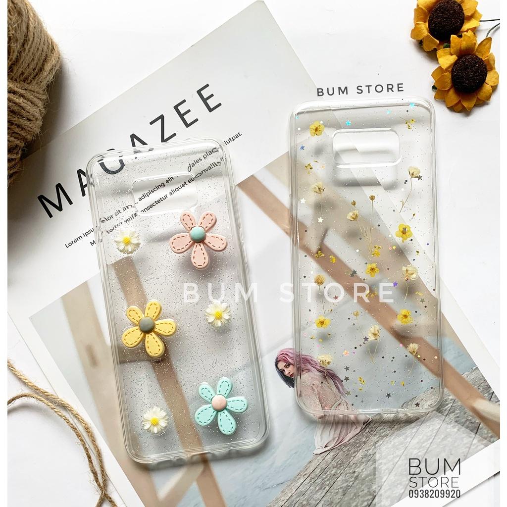 Ốp lưng dẻo hoa nổi cho Samsung galaxy Note 20 Ultra / Note 20 / Note 10 plus / Note 10 / S10 plus / Note 9