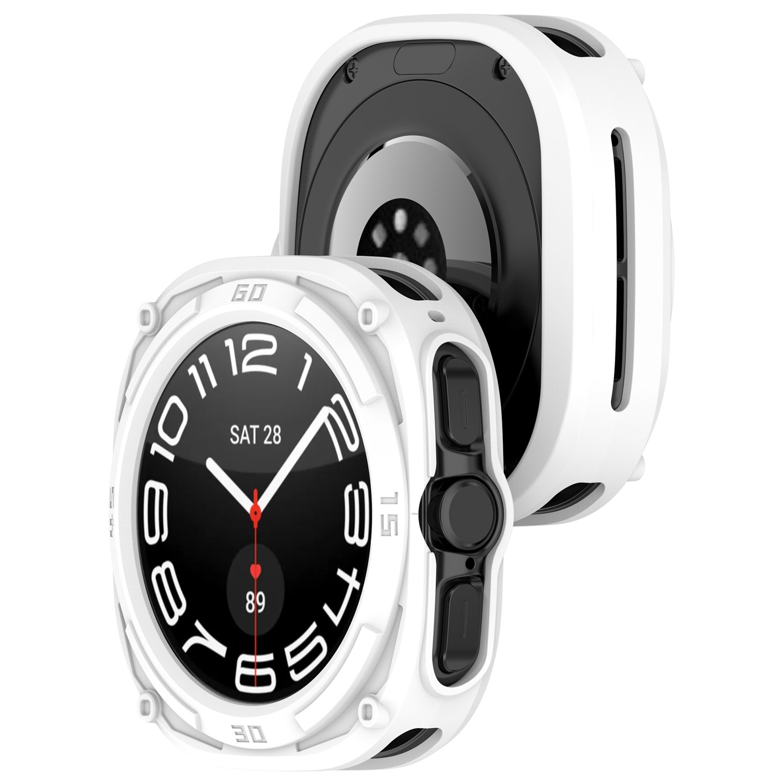 Ốp Case Armor tích hợp viền bezel bảo vệ cho Samsung Galaxy Watch Ultra - Hàng Chính Hãng
