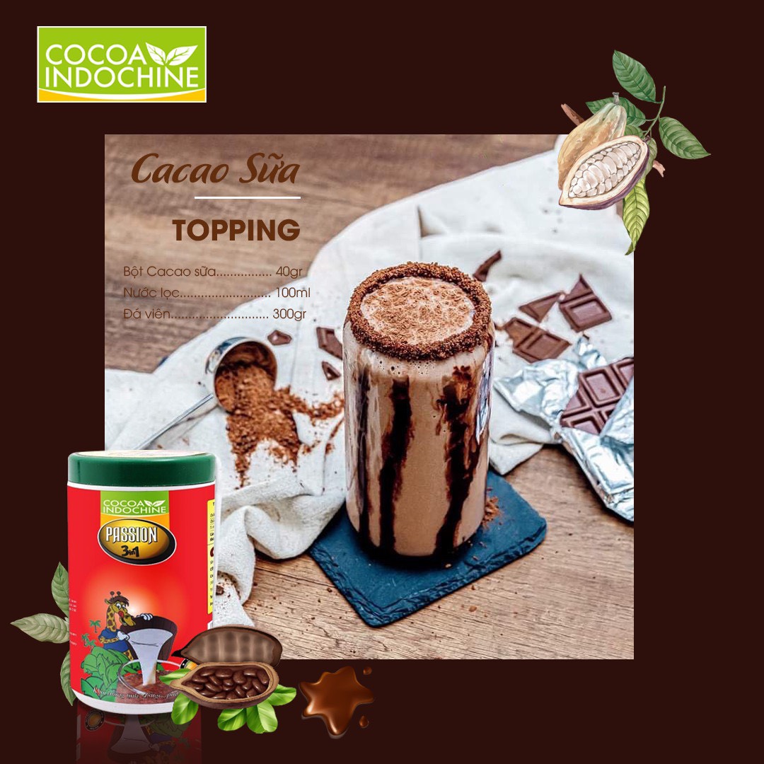 Bột Cacao sữa hoà tan Passion 3 In 1