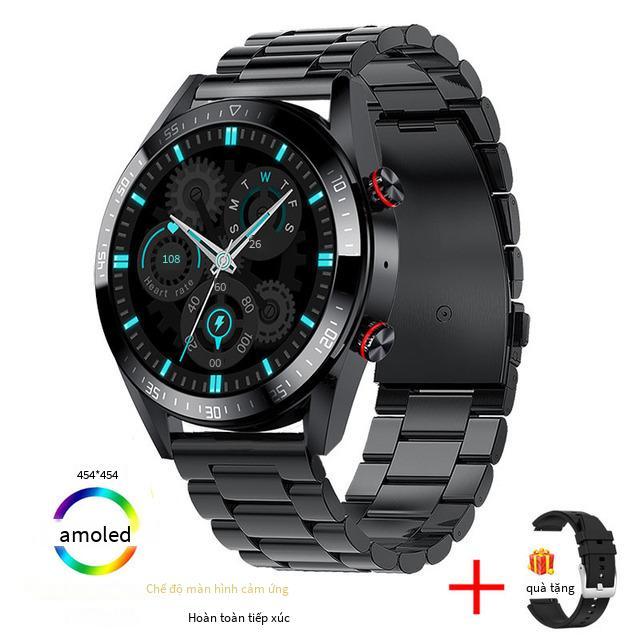 Đồng hồ thể thao màn hình tròn AMOLED độ nét cao giá thấp nhất mới theo dõi sức khỏe nhịp tim đồng hồ điện thoại thông minh nghe nhạc Bluetooth