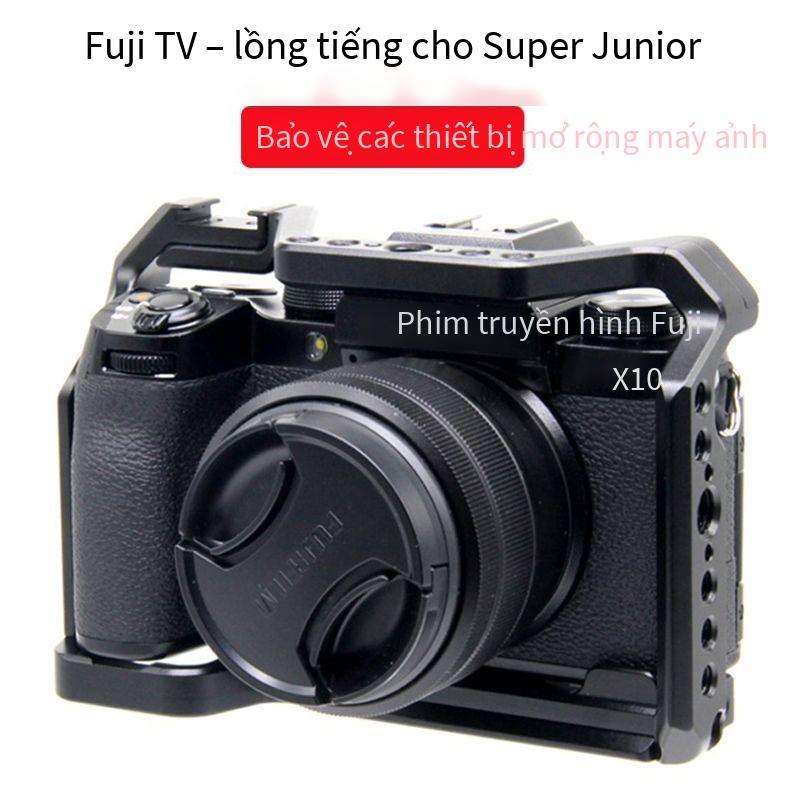 Phong cách mới nhất phù hợp với phụ kiện máy ảnh lồng thỏ Fuji X-S10, tấm tháo nhanh SLR, bộ ổn định chụp dọc, nắp bảo vệ mở rộng XS10