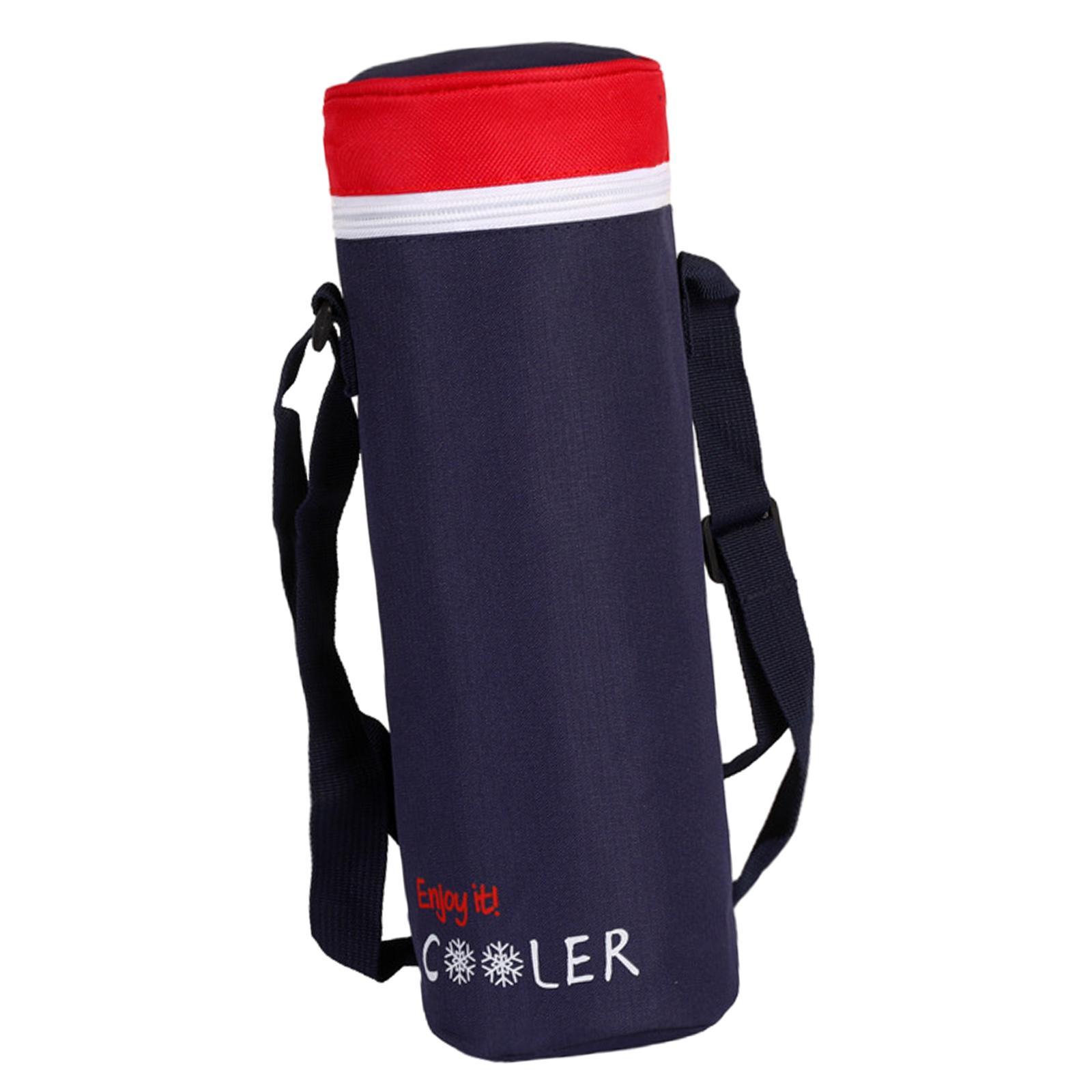 Insulated Water Bottle Bag Carrier Bag Carry Bag Hiking Thermal Pouch