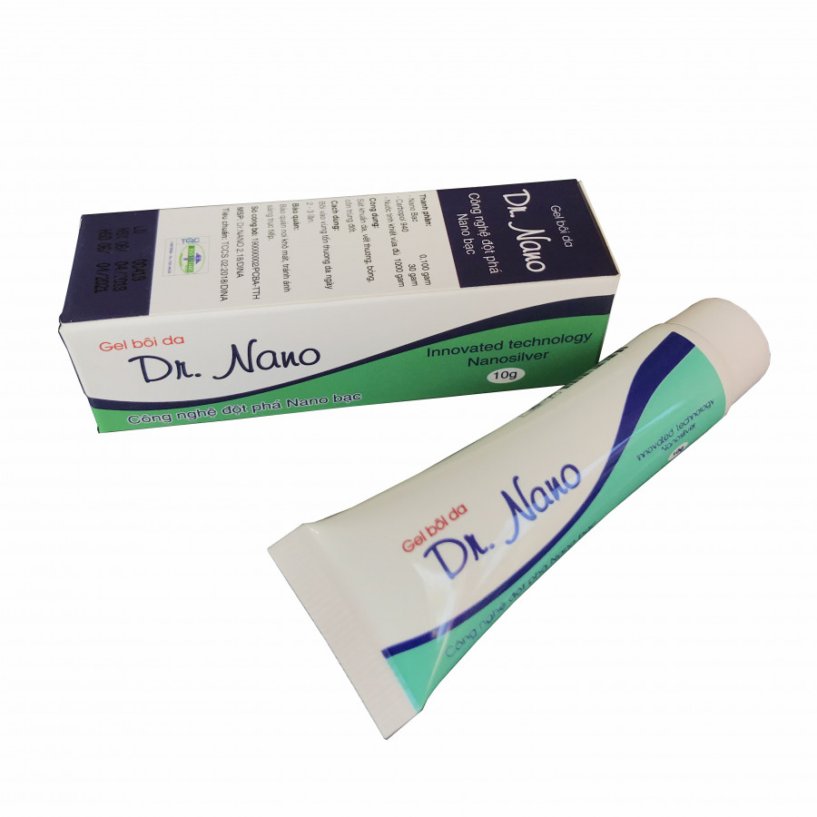 Gel bôi da Nano Bạc Dr.Nano - kháng khuẩn, làm lành vết thương và mụn.