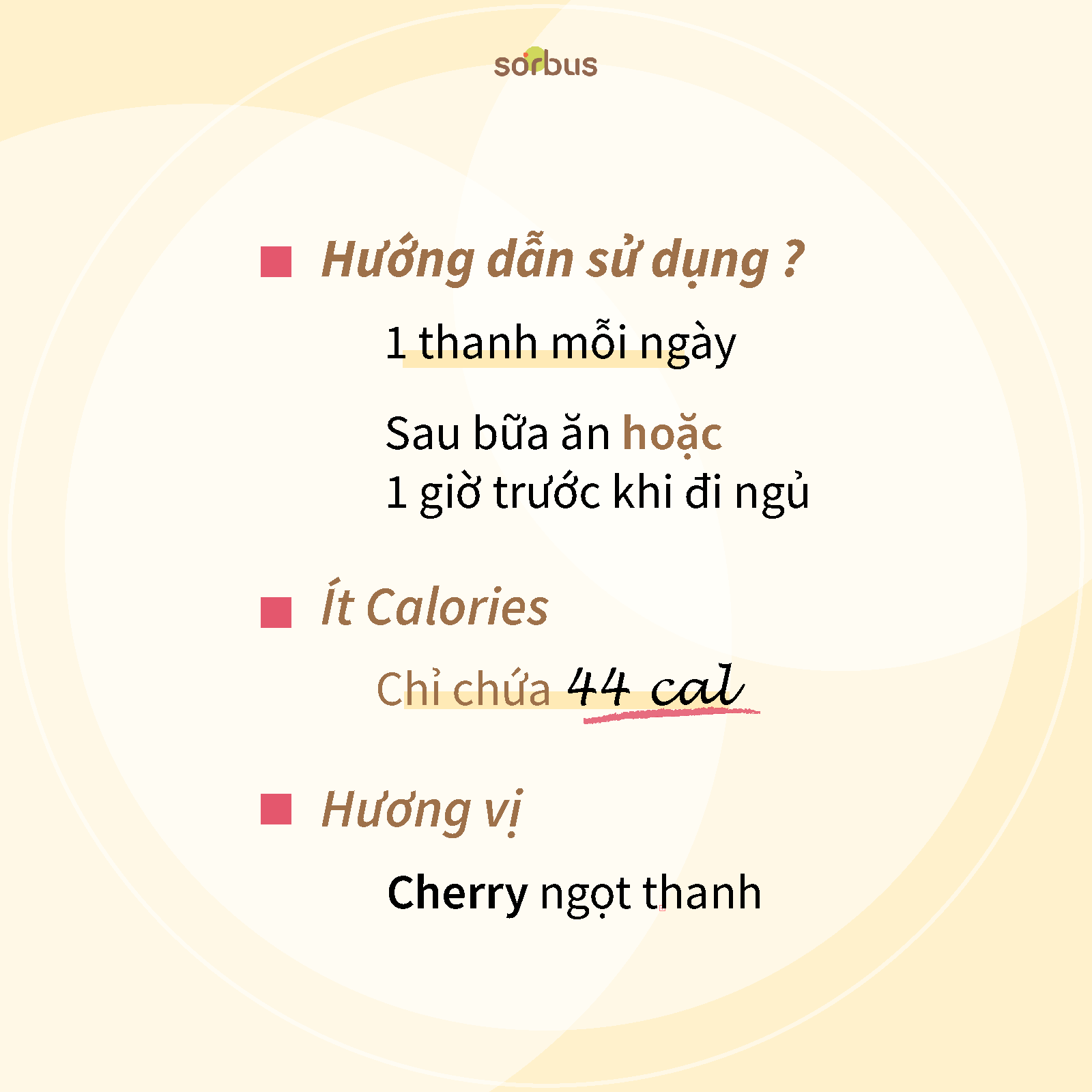 Sorbus Thạch Collagen Montmorency Tart Cherry 38.8 200mg