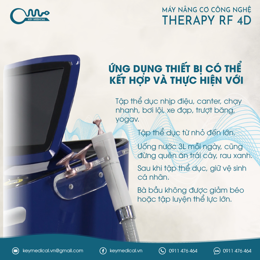 Máy nâng cơ công nghệ Therapy RF 4D