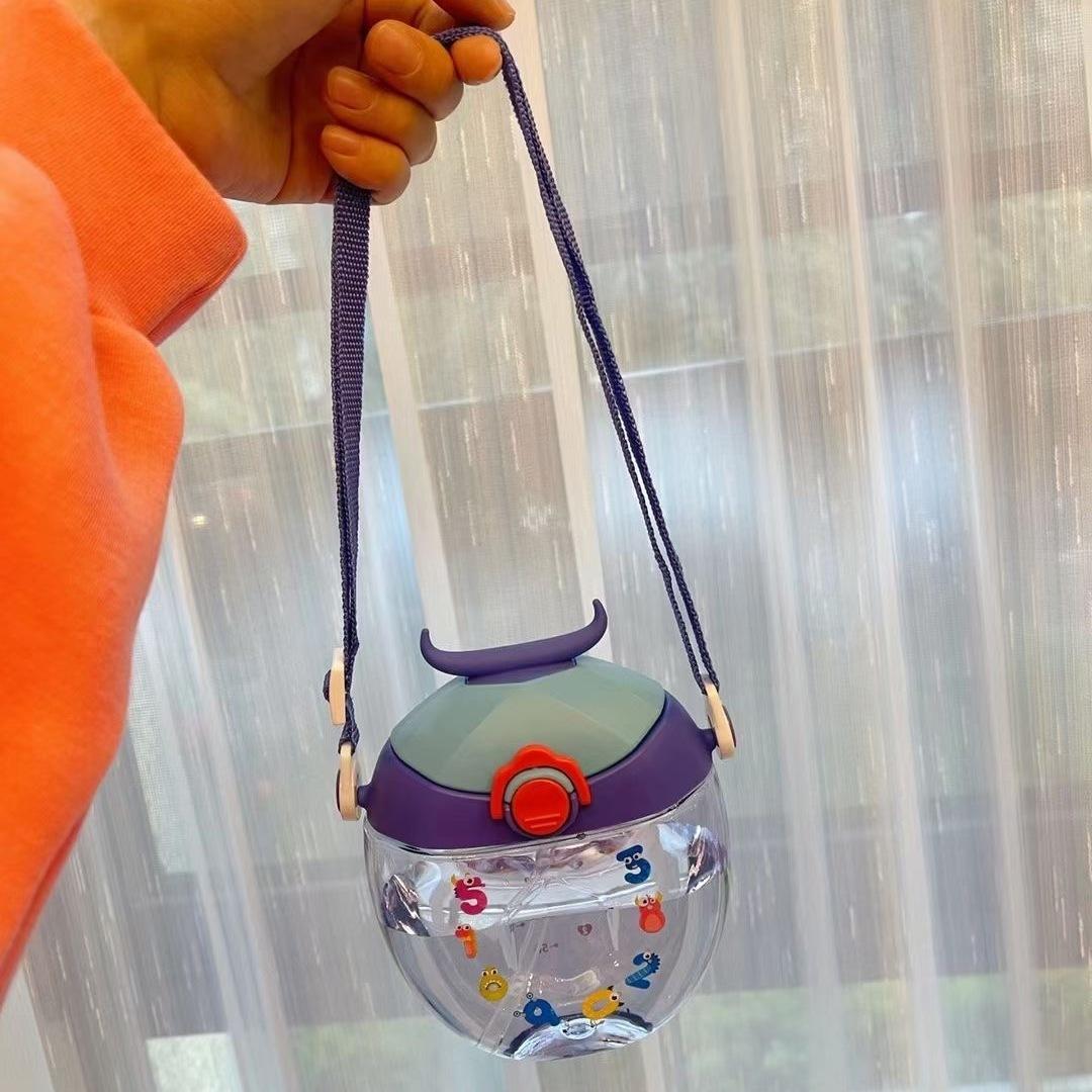 Trường Học Bình Nước Có Ống Hút Núm Vú Sáng Tạo Dễ Thương Nước Sữa Uống Chai Lọ Bé Trai Và Bé Gái Kid Bình Nước Cho trẻ Em