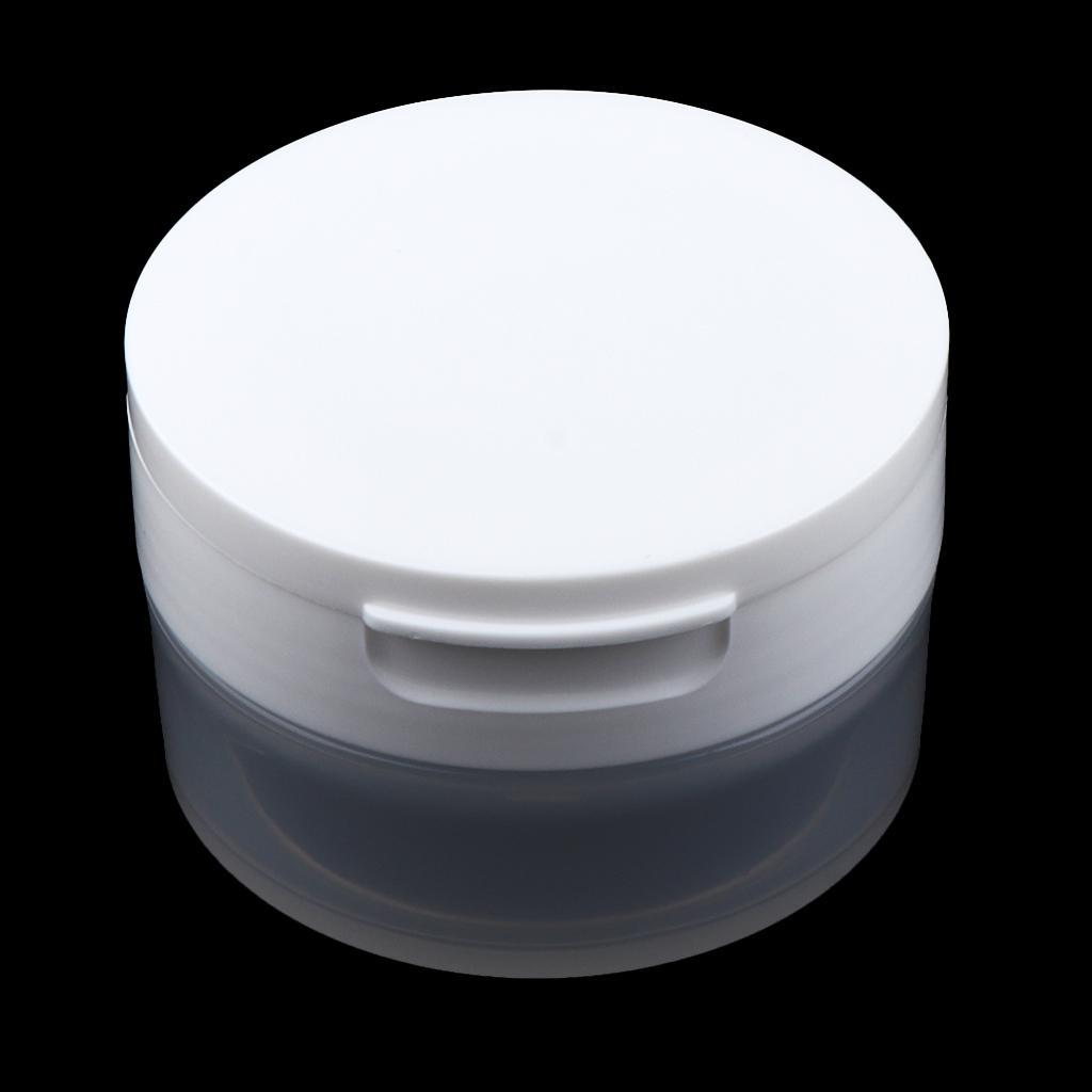 50g 80g Empty Bottle For Cosmetic Loose Powder Jar Case Makeup Pot w/ Mirror