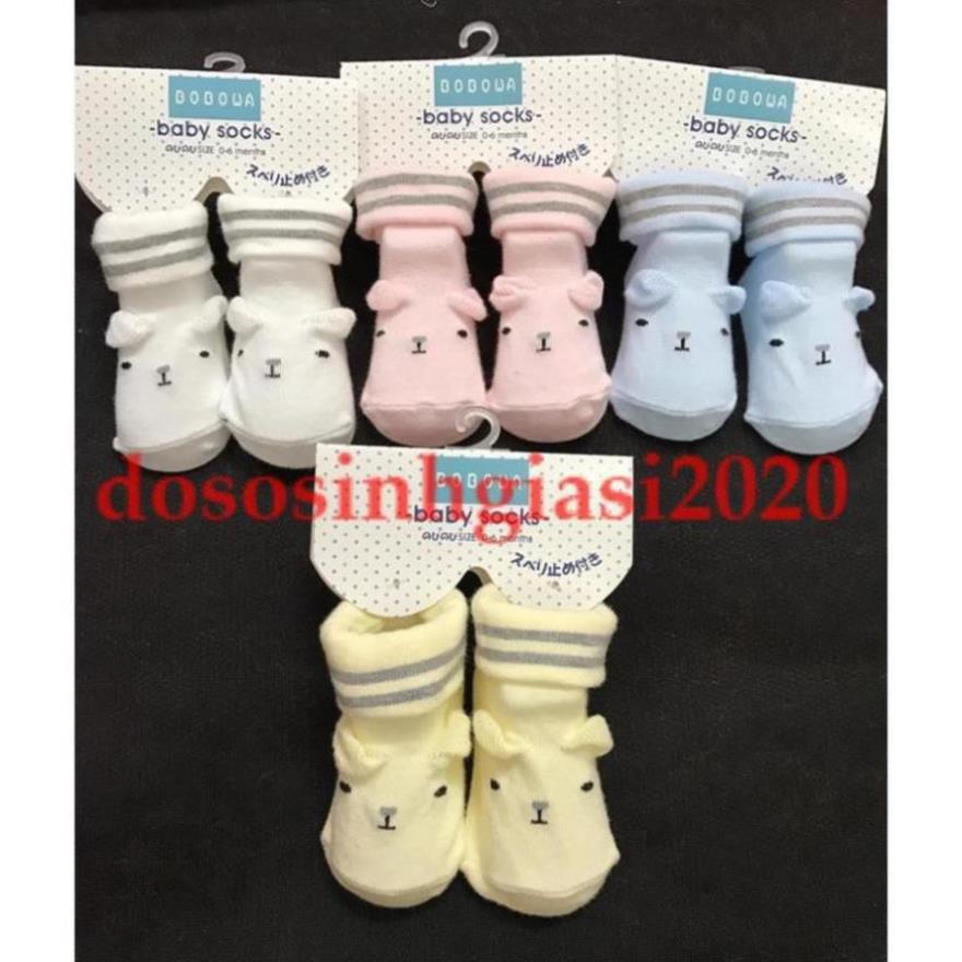 Set 3 đôi vớ sơ sinh baby 0-6 tháng cho be