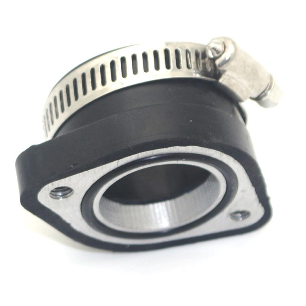 2x 28mm Carb Carburetor Intake Pipe Adapter Manifold Boot for VM24