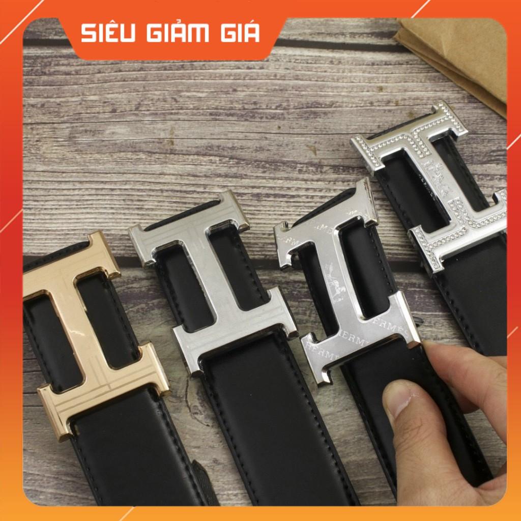 Thắt Lưng dây da thật xuất xứ từ Hàn Quốc dành cho nam đẹp không thể ngờ mặt chữ H