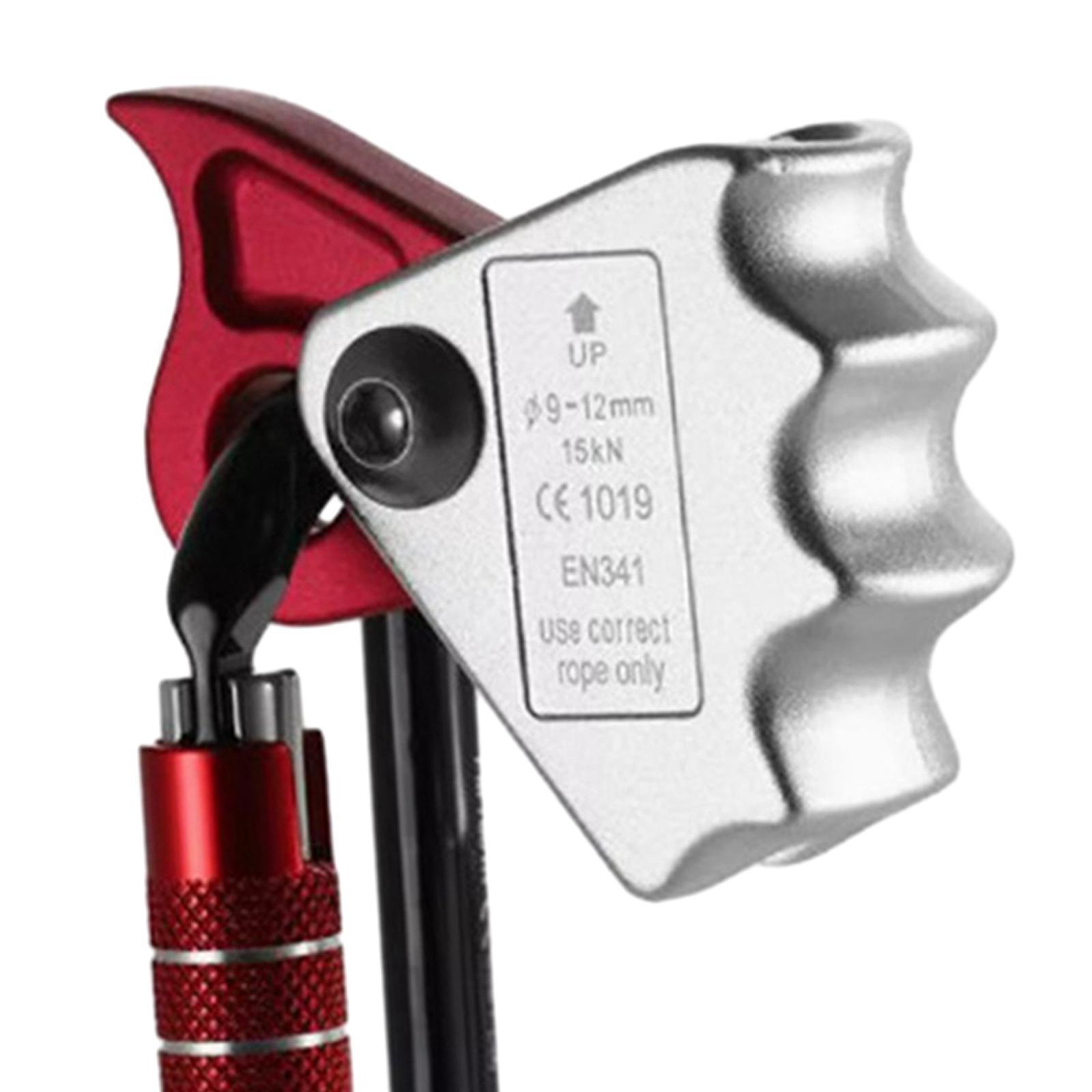 Climbing Ascender Rope Grab Auto Locking Carabiner for Rock Climbing Caving