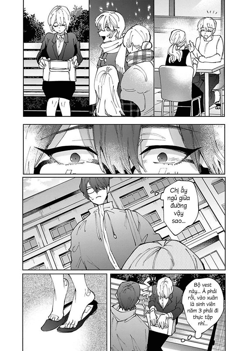 hậu bối yandere muốn cứu vớt ''nô lệ của tư bản'' chapter 5.1 9