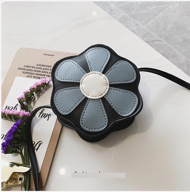 Túi xách hộp da PU đeo chéo đựng bao lì xì, hình hoa dễ thương