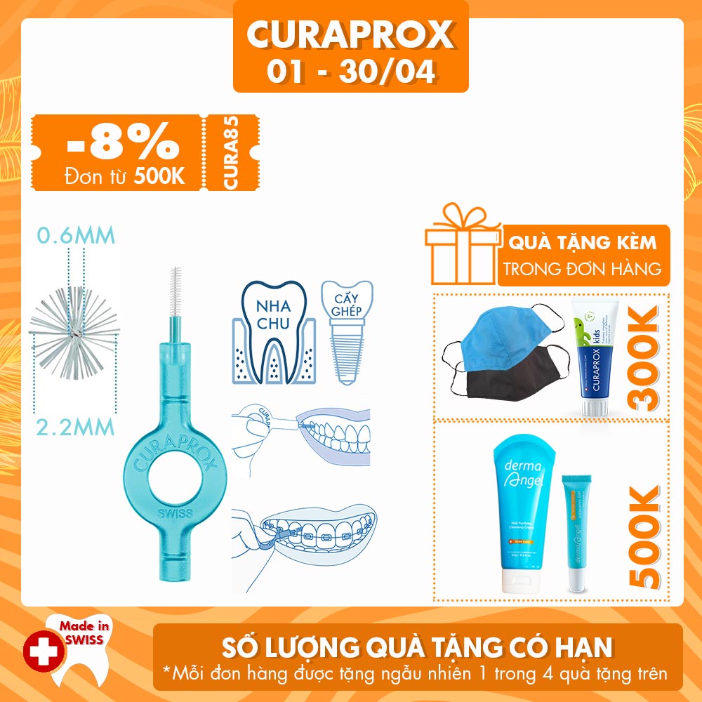 Tăm chải kẽ răng Curaprox CPS (nhiều kích cỡ