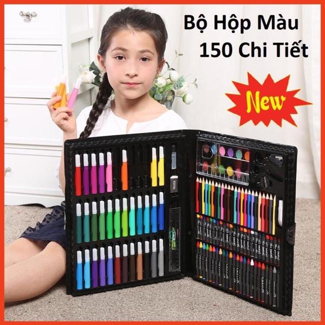 Hộp bút mầu 150 chi tiết siêu hot