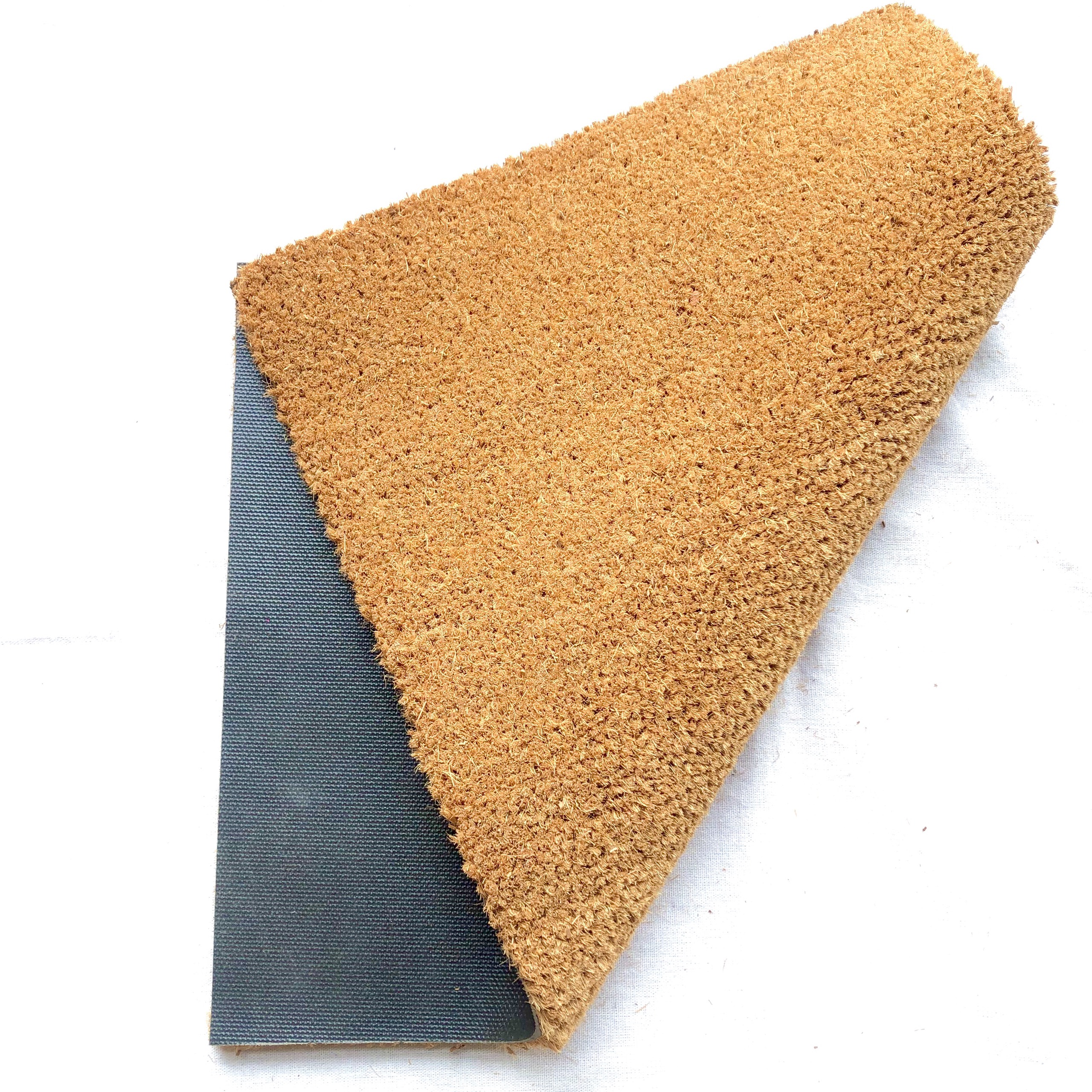 Thảm chùi chân, lót thảm, trải sàn trong nhà 100% xơ dừa tự nhiên có đế chống trượt 40X60CM