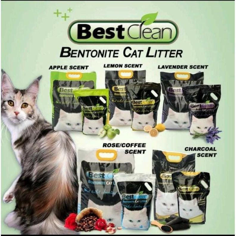 Cát Vệ Sinh Cát Đất Sét Best Clean Bentonite Túi 8L Cho Mèo