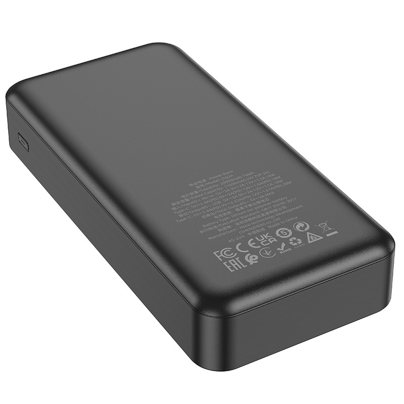 Pin Sạc Dự Phòng J102A Dung Lượng 20000mAh, Sạc Nhanh 20W,Cổng Type-C Sạc Nhanh 2 Chiều