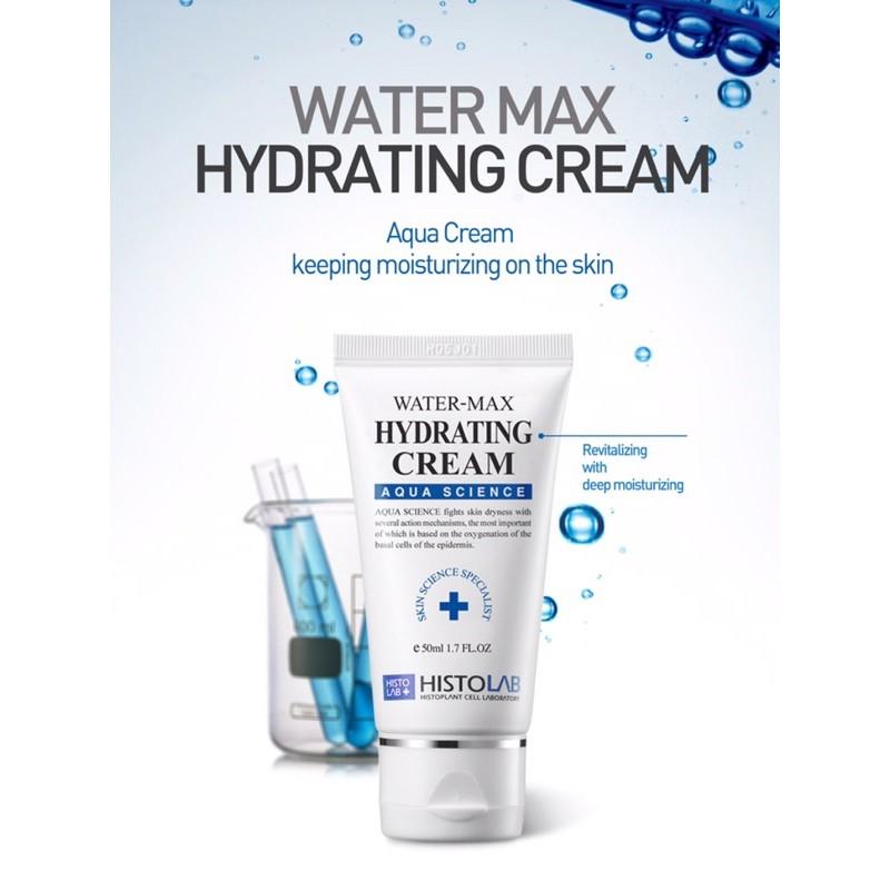 Kem Dưỡng Ẩm Tối Ưu Histolab Water Max Hydrating Cream Khoá Dưỡng Chất, Cấp Ẩm Chuyên Sâu, Phục Hồi Da