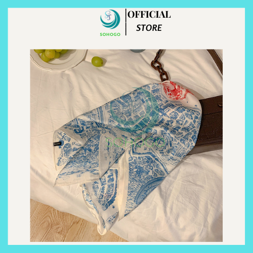 Khăn lụa vuông unisex 70x70cm -CHỌN MẪU- Khăn turban bandana cao cấp, làm áo yếm nhiều kiểu dáng khăn trùm đầu